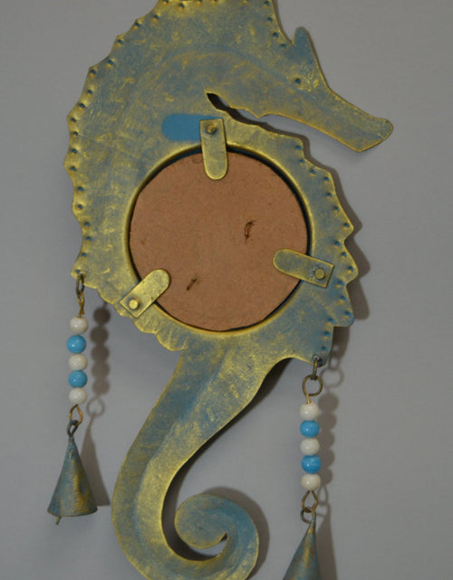 Load image into Gallery viewer, Seahorse Rusty Iron Metal Mirror Wall Hanger
